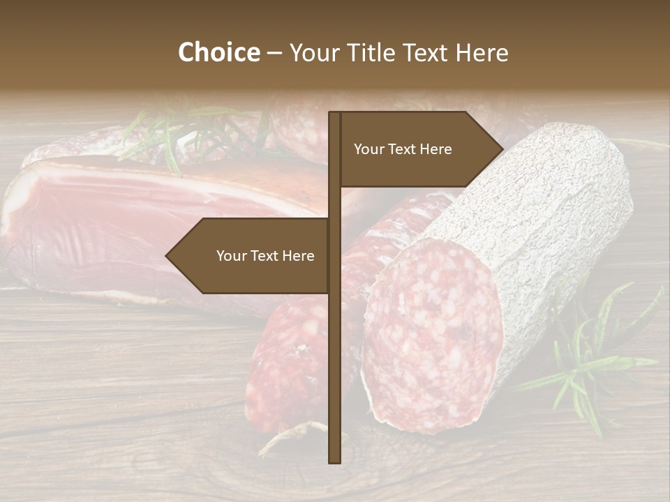 Bone Pork Various PowerPoint Template