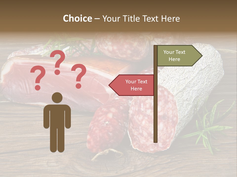 Bone Pork Various PowerPoint Template