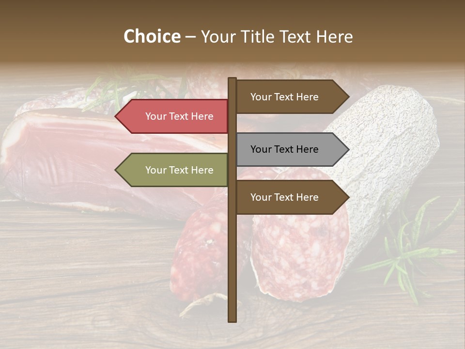 Bone Pork Various PowerPoint Template