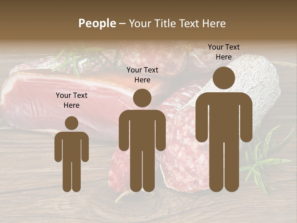 Bone Pork Various PowerPoint Template