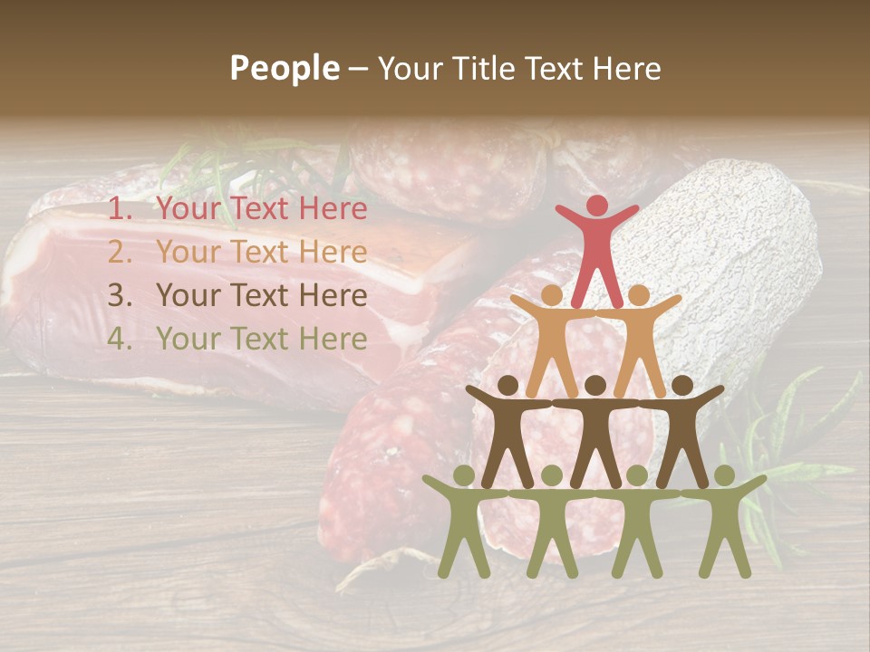 Bone Pork Various PowerPoint Template