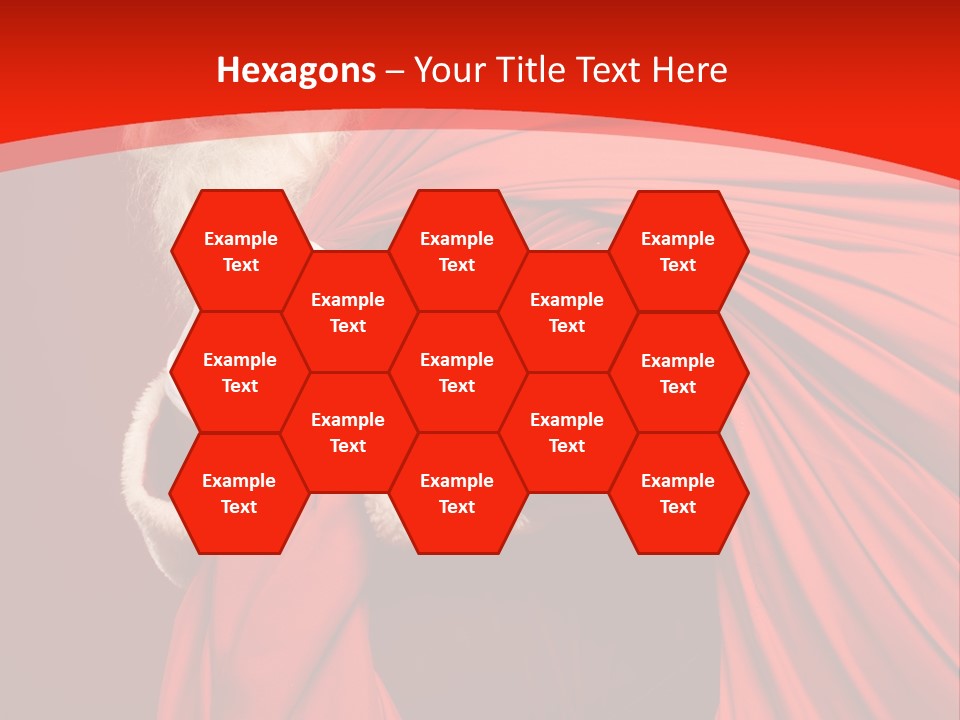 Male Merry Christmas Winter PowerPoint Template