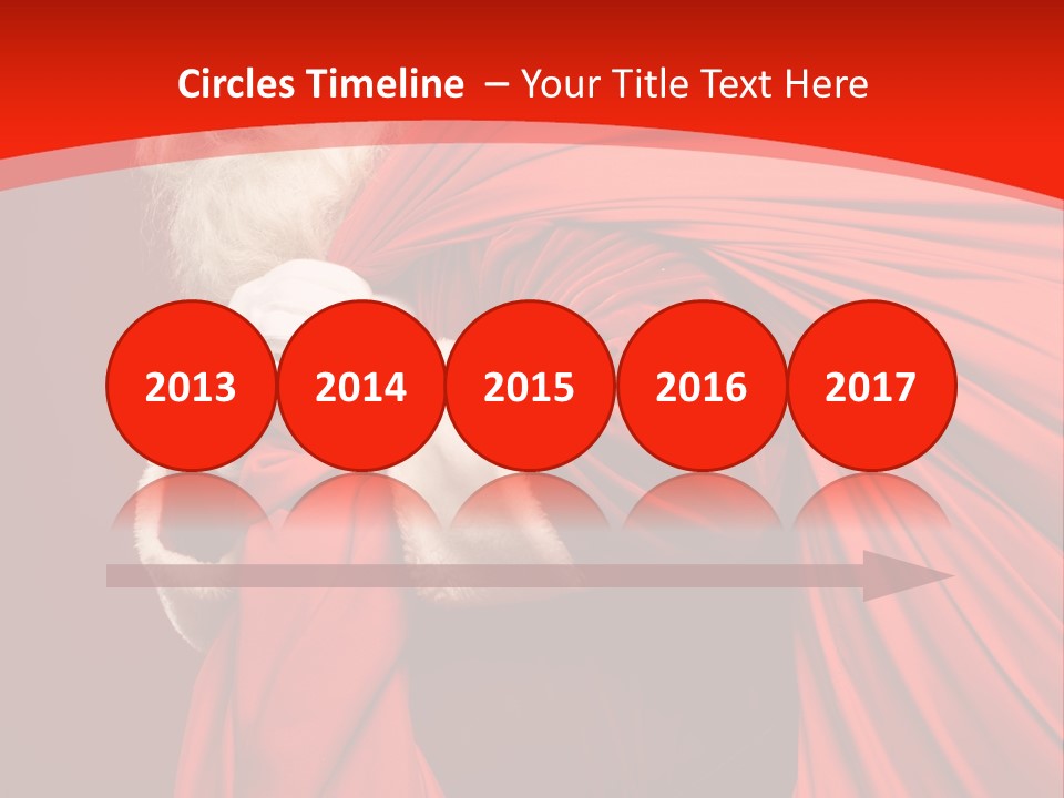 Male Merry Christmas Winter PowerPoint Template