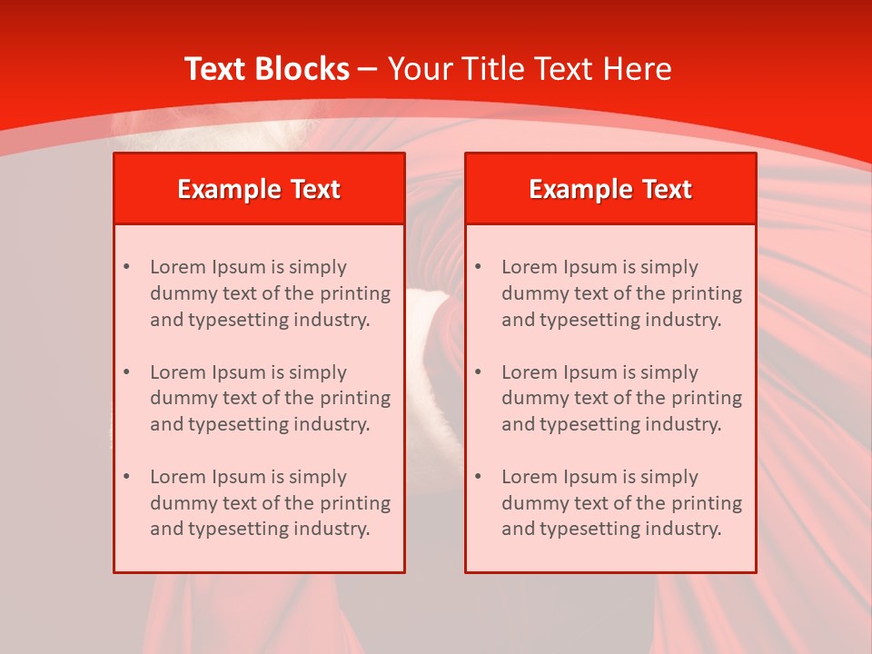 Male Merry Christmas Winter PowerPoint Template