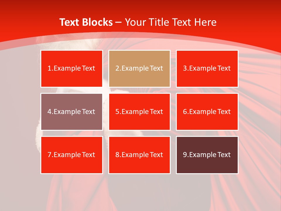 Male Merry Christmas Winter PowerPoint Template