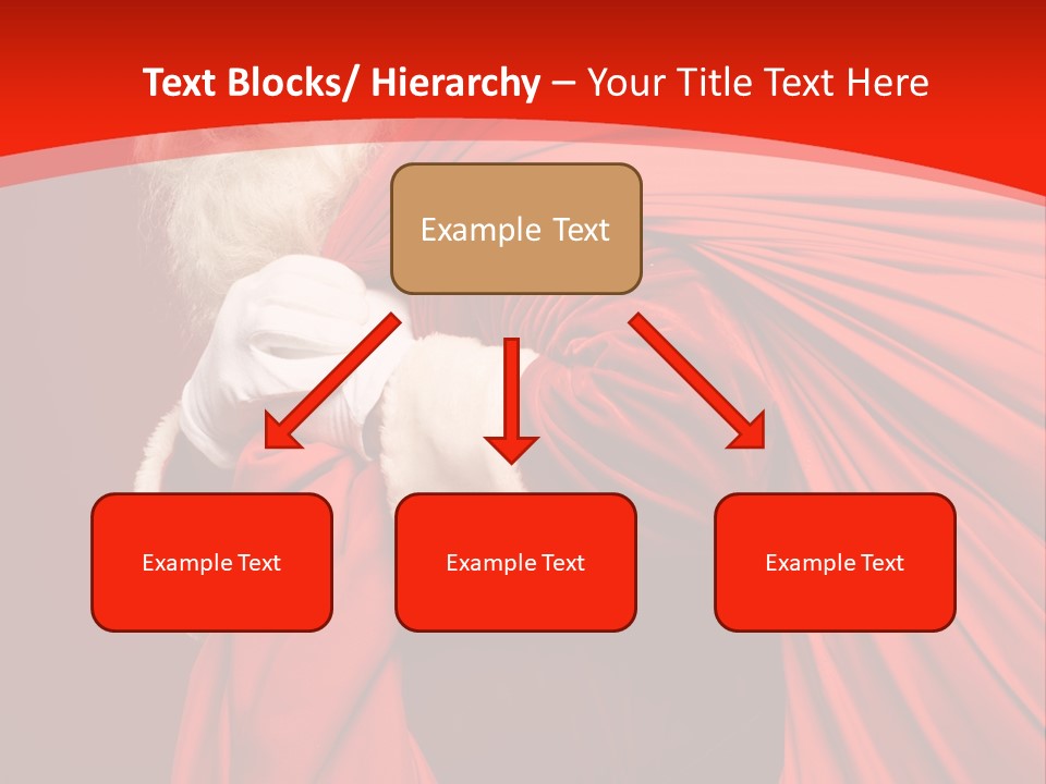 Male Merry Christmas Winter PowerPoint Template