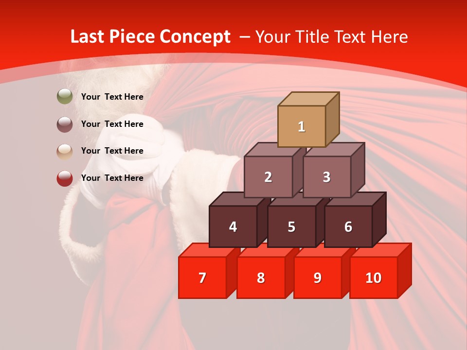 Male Merry Christmas Winter PowerPoint Template