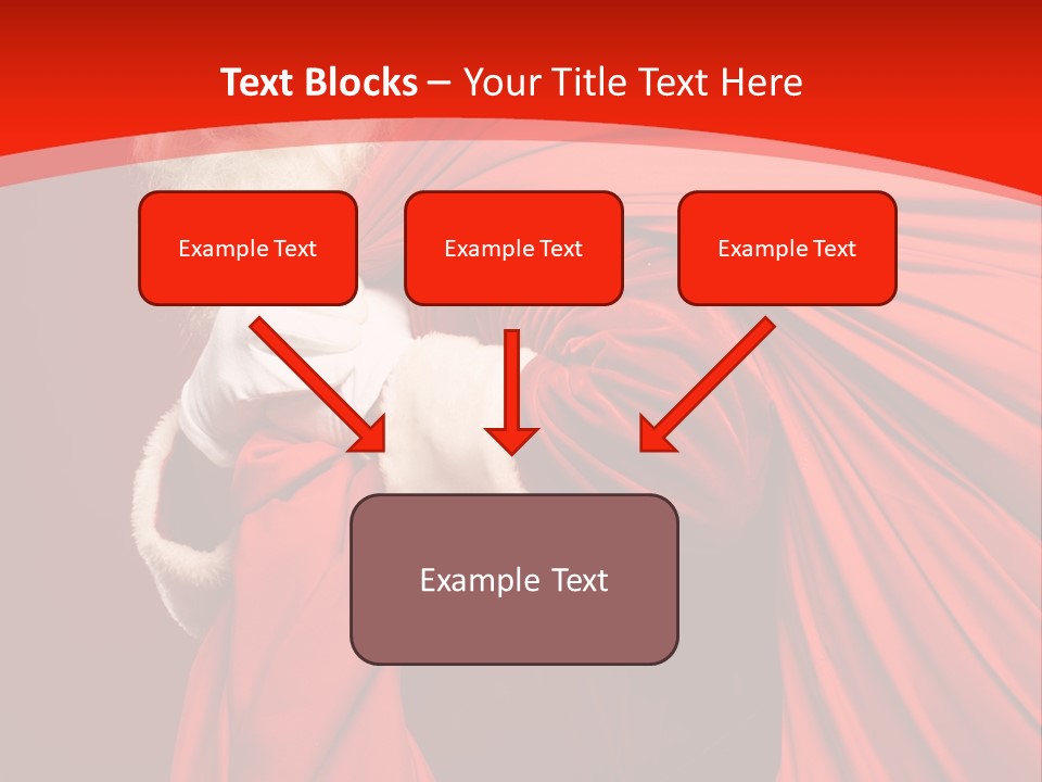 Male Merry Christmas Winter PowerPoint Template