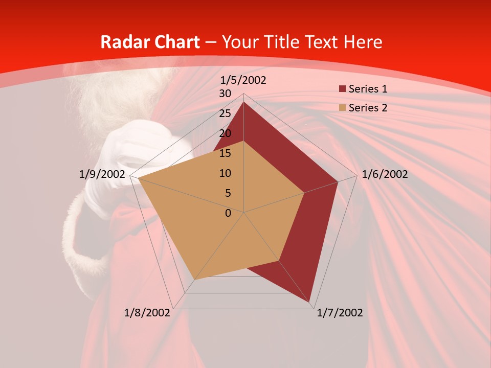Male Merry Christmas Winter PowerPoint Template