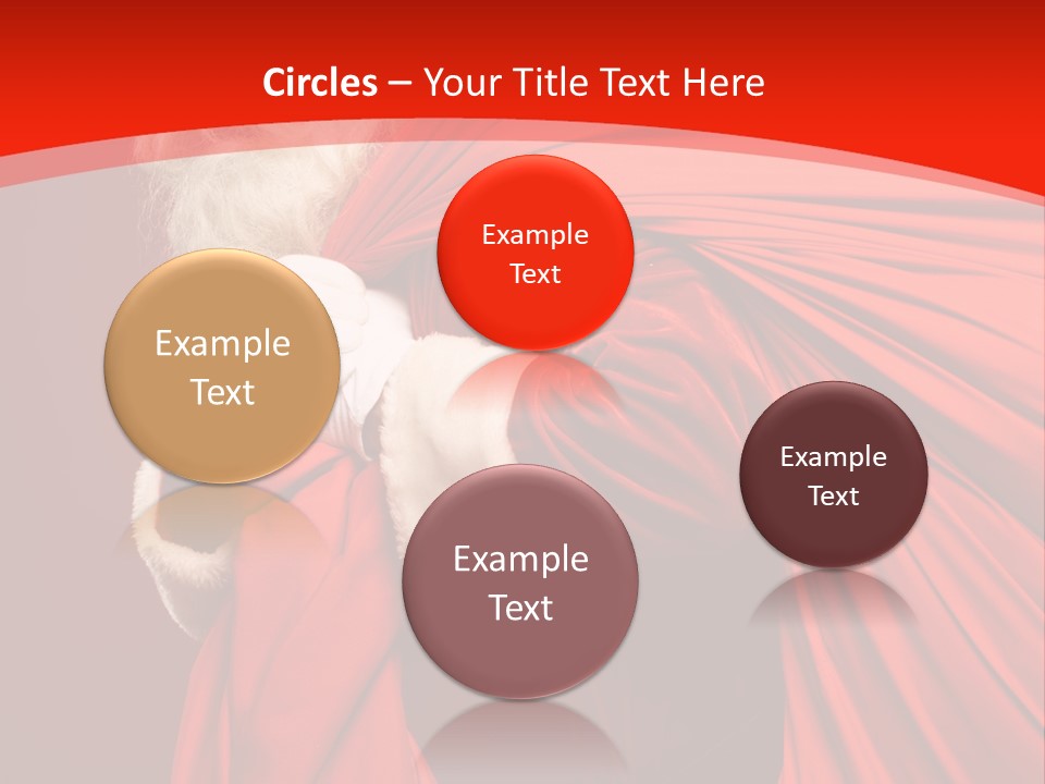 Male Merry Christmas Winter PowerPoint Template