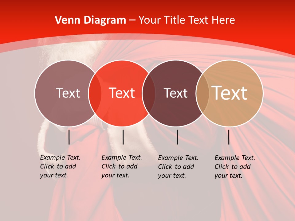Male Merry Christmas Winter PowerPoint Template