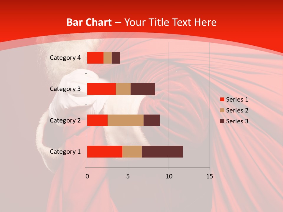 Male Merry Christmas Winter PowerPoint Template
