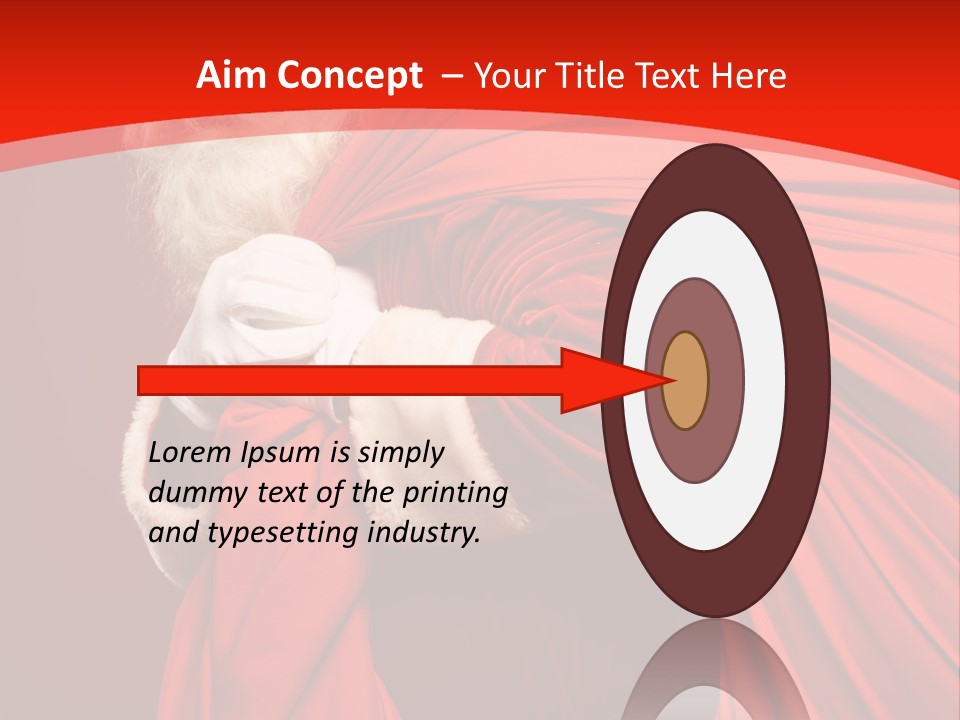 Male Merry Christmas Winter PowerPoint Template