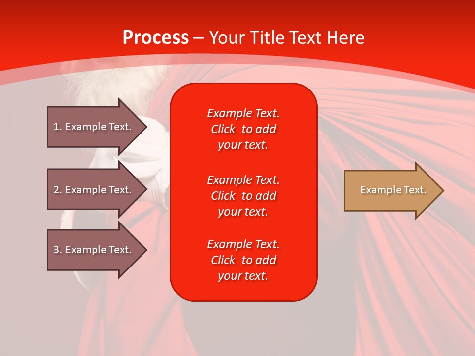 Male Merry Christmas Winter PowerPoint Template