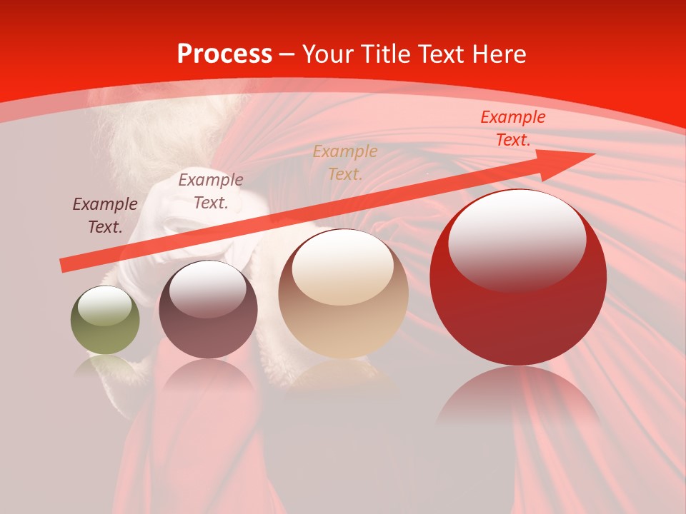 Male Merry Christmas Winter PowerPoint Template