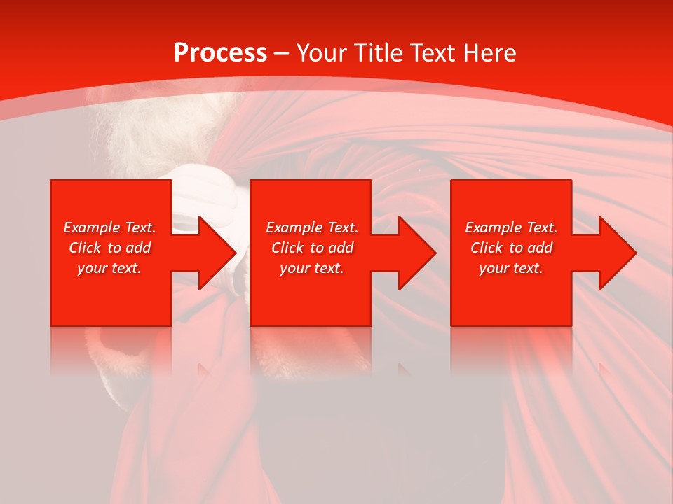 Male Merry Christmas Winter PowerPoint Template