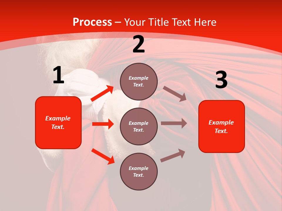 Male Merry Christmas Winter PowerPoint Template