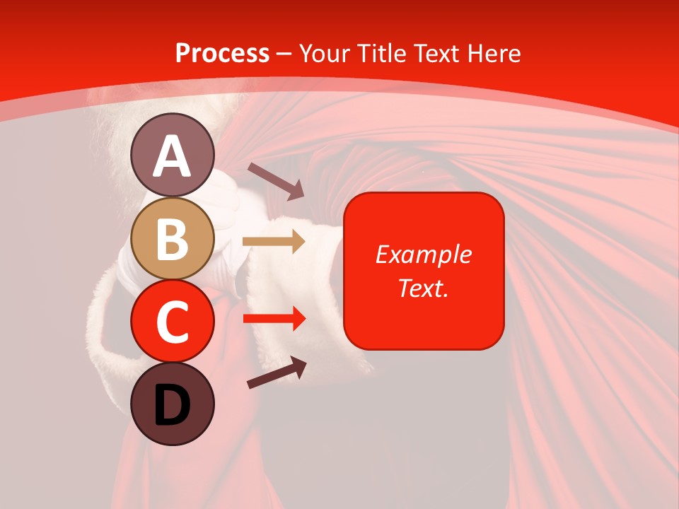 Male Merry Christmas Winter PowerPoint Template