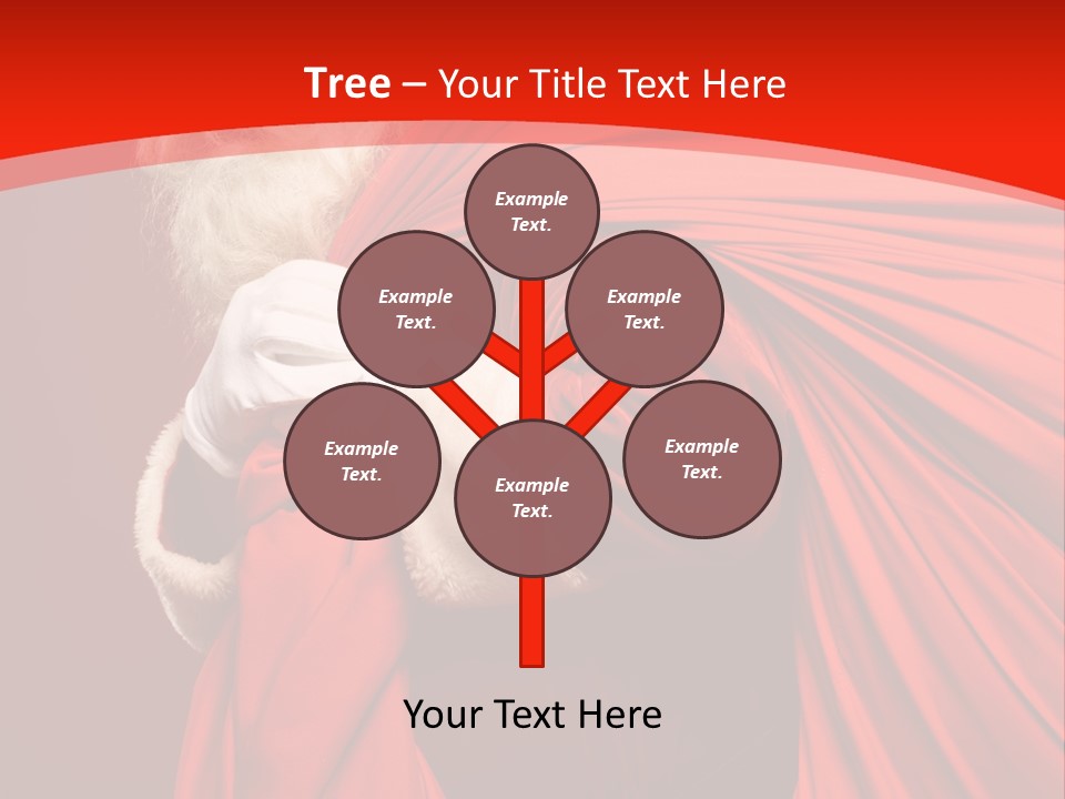 Male Merry Christmas Winter PowerPoint Template