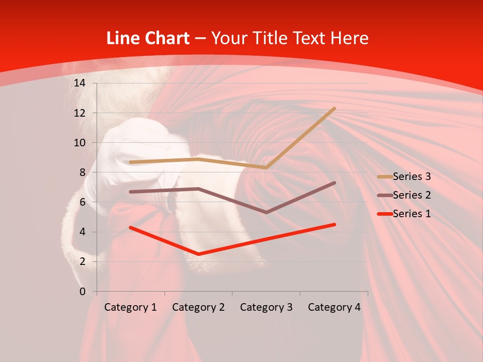 Male Merry Christmas Winter PowerPoint Template