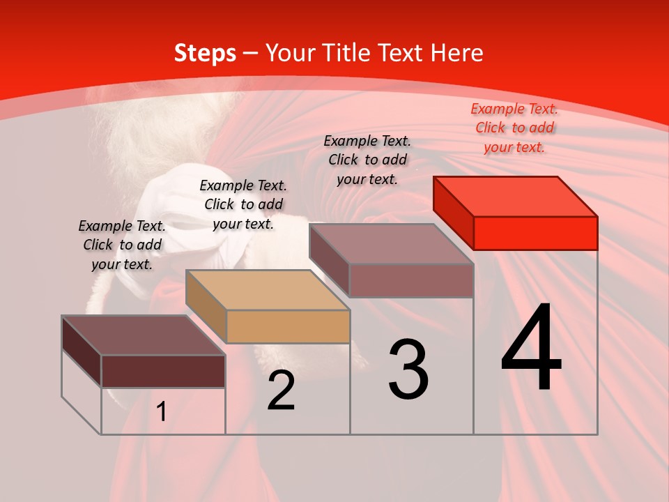 Male Merry Christmas Winter PowerPoint Template