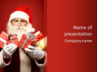 Merry Bow Single PowerPoint Template