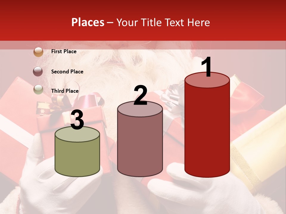 Merry Bow Single PowerPoint Template