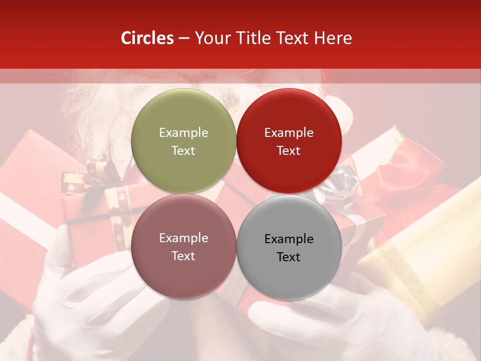 Merry Bow Single PowerPoint Template