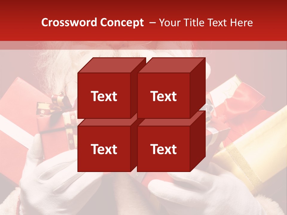 Merry Bow Single PowerPoint Template