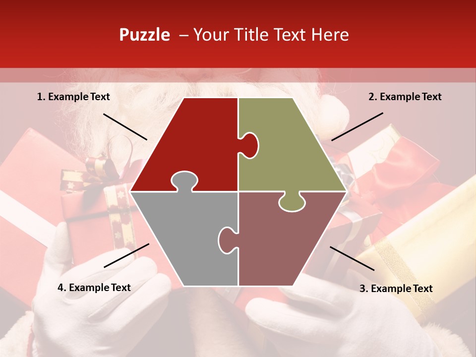 Merry Bow Single PowerPoint Template