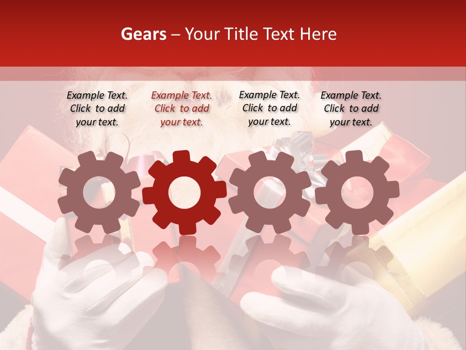 Merry Bow Single PowerPoint Template