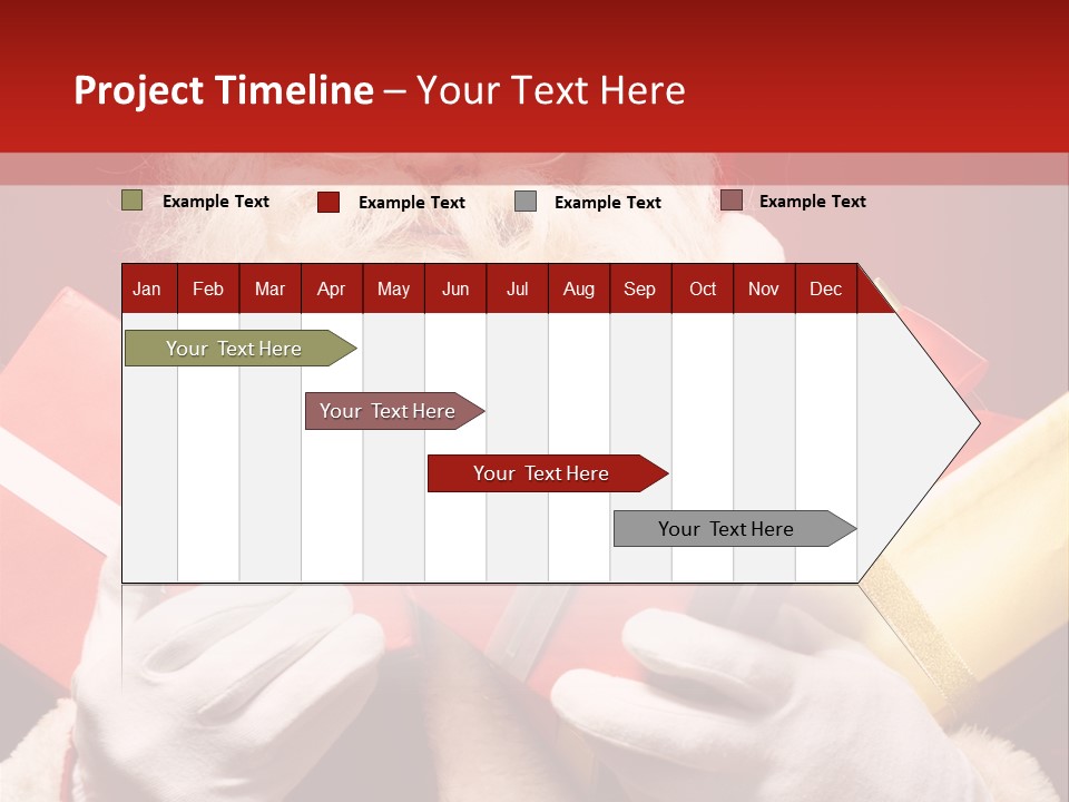 Merry Bow Single PowerPoint Template