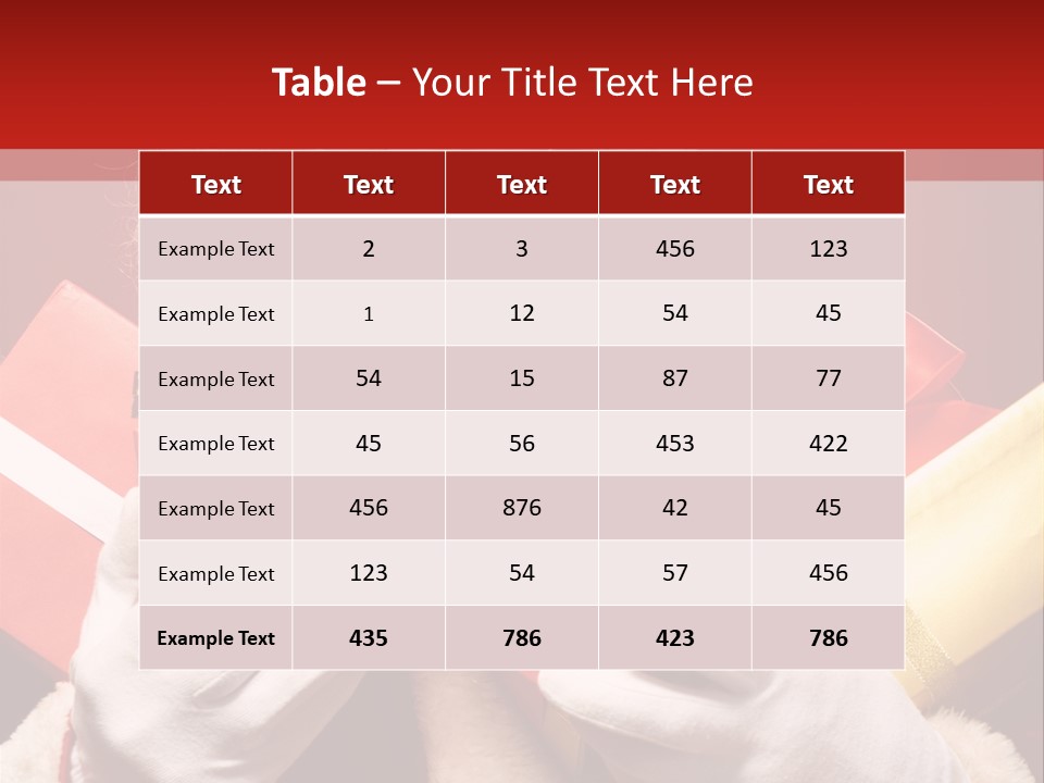 Merry Bow Single PowerPoint Template