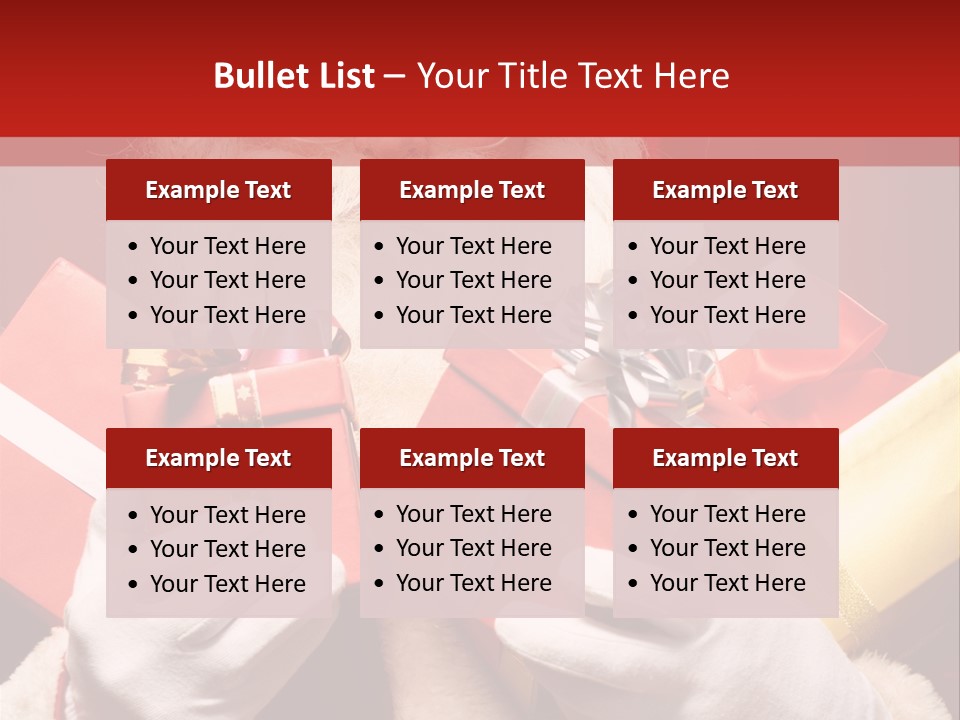 Merry Bow Single PowerPoint Template