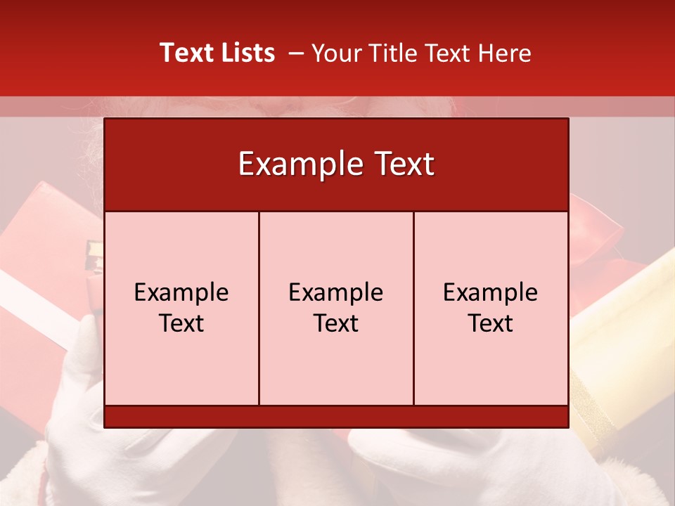 Merry Bow Single PowerPoint Template