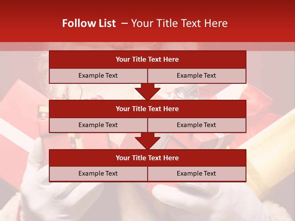Merry Bow Single PowerPoint Template