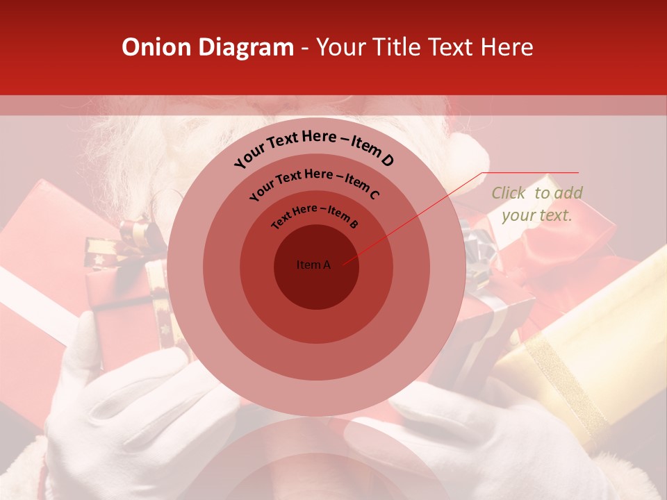 Merry Bow Single PowerPoint Template