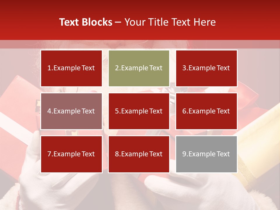 Merry Bow Single PowerPoint Template