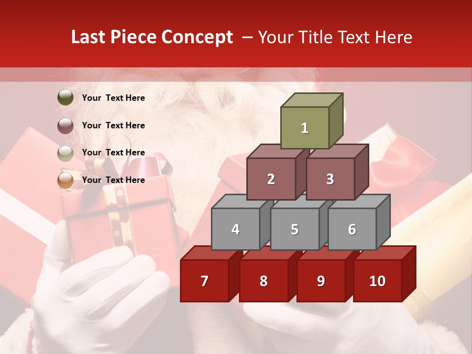 Merry Bow Single PowerPoint Template