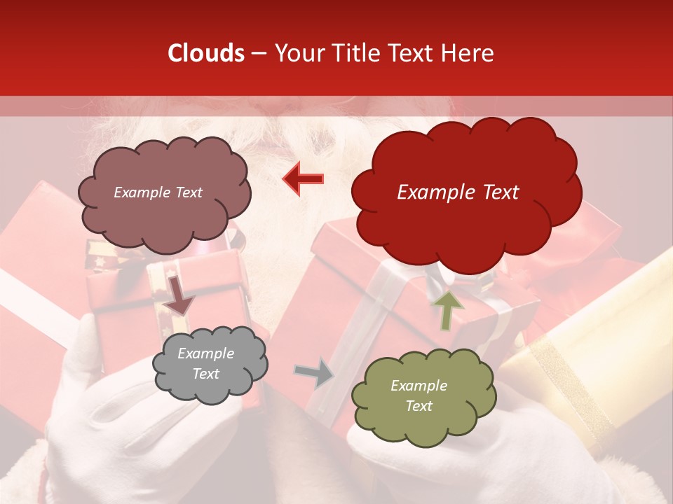 Merry Bow Single PowerPoint Template