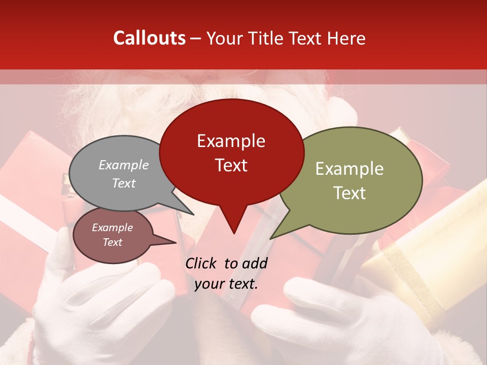 Merry Bow Single PowerPoint Template