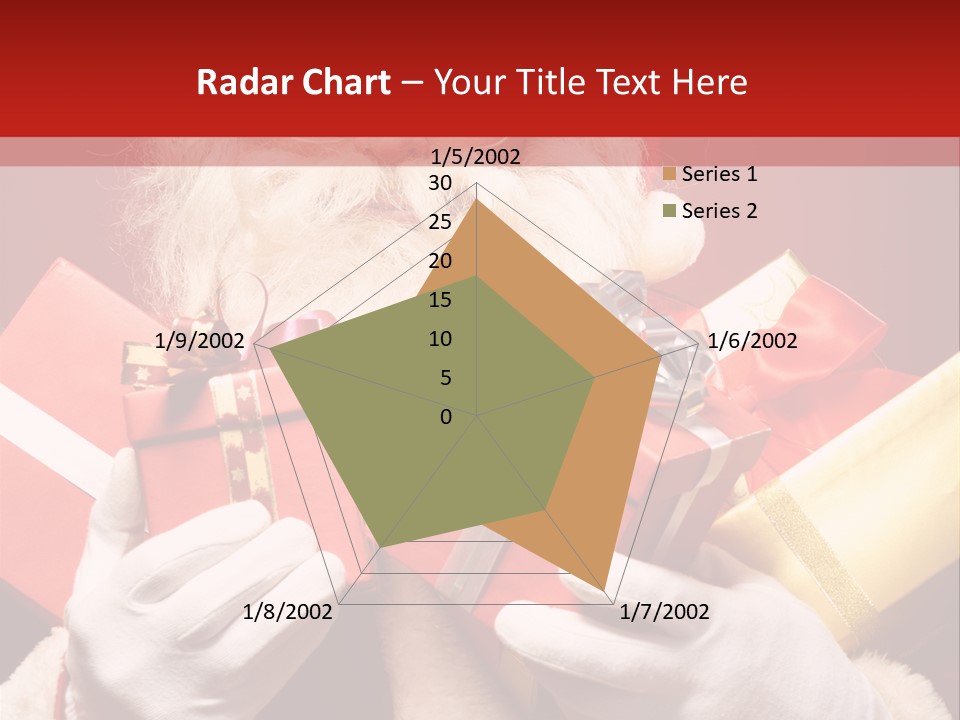 Merry Bow Single PowerPoint Template