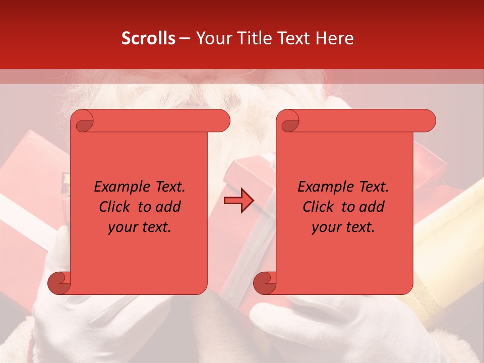 Merry Bow Single PowerPoint Template