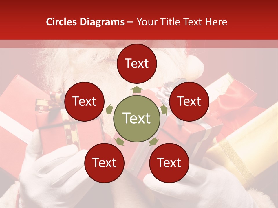 Merry Bow Single PowerPoint Template