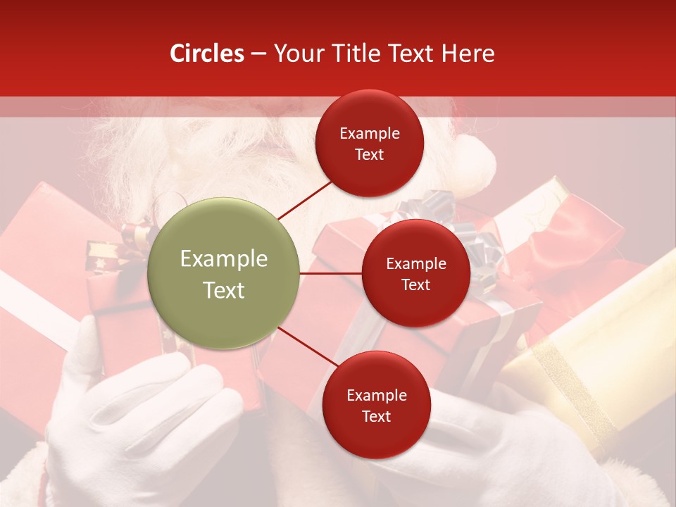 Merry Bow Single PowerPoint Template