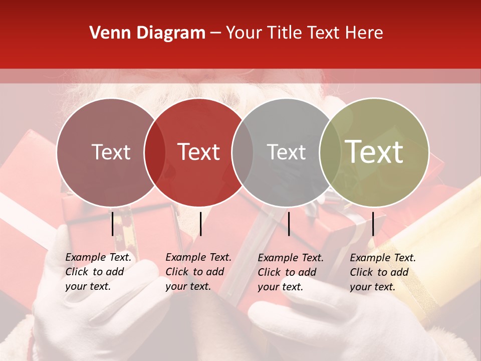 Merry Bow Single PowerPoint Template