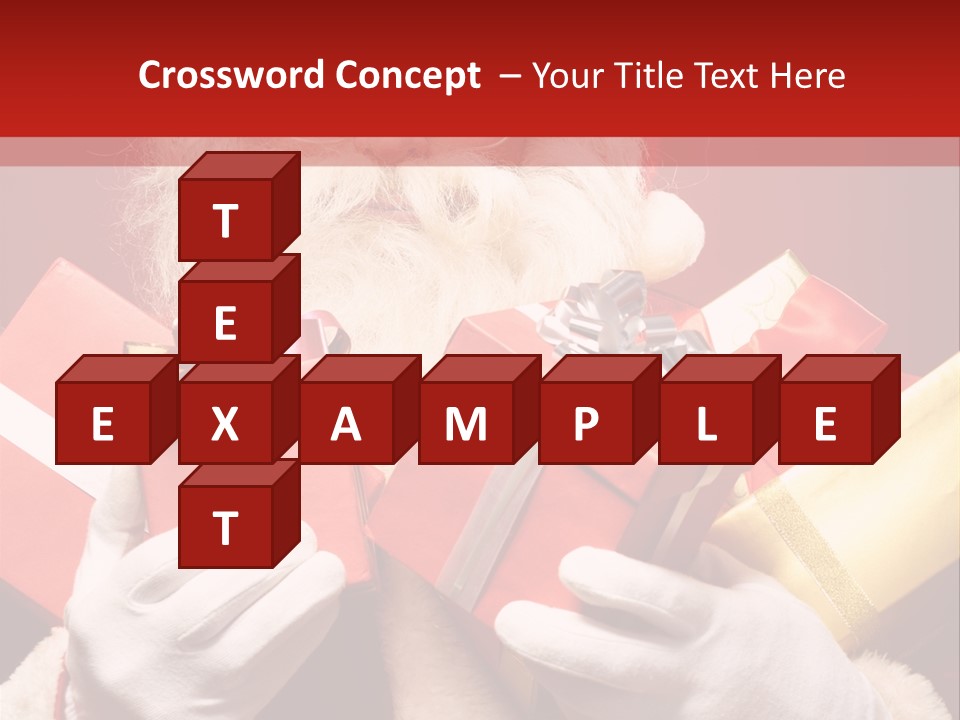 Merry Bow Single PowerPoint Template