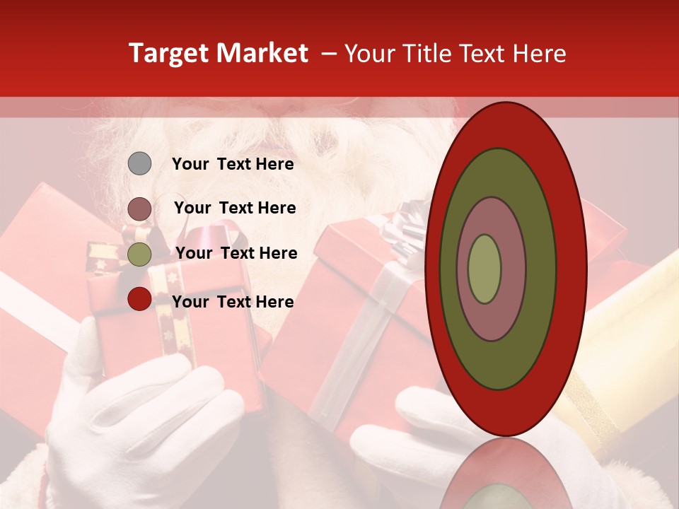 Merry Bow Single PowerPoint Template