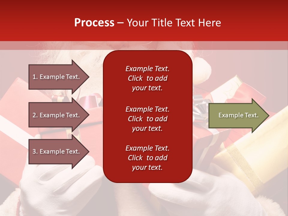 Merry Bow Single PowerPoint Template