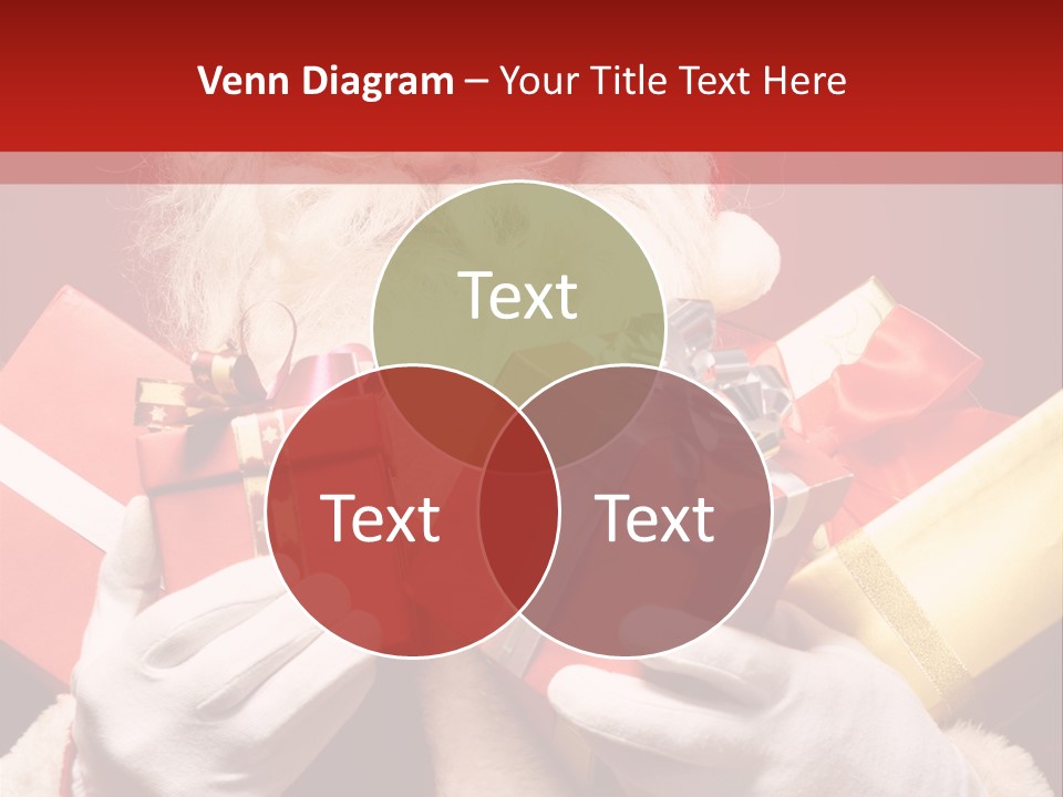 Merry Bow Single PowerPoint Template